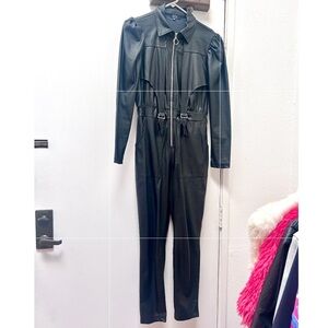 Privy Black Faux Leather Jacket